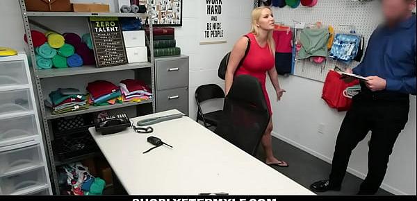  Milf Allowed to Leave After a Shoplifting Fuck From the Officer - Vanessa Cage